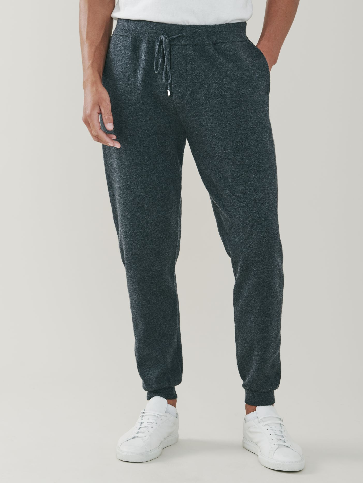 Dark Grey Sweatpants With Hamsa -  Canada