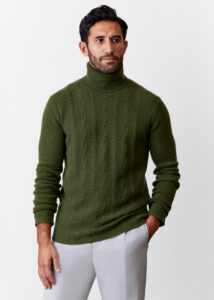 mens roll neck sweater